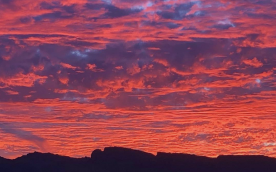 The unfiltered African sky at sunset… Where glory lies!!!