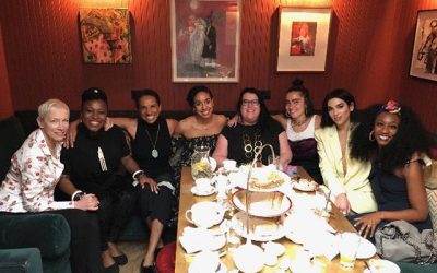 Having a great conversation and tea ‘Global Feminist’ style yesterday with Dr Shola Mos-Shogbamimu, Melanie Hall QC, Pearl Mackie,Nathalie Ballout, Dua Lipa and Beverley Knight! @thecirclengo #OneReasonWhyImAGlobalFeminist #Globalfeminism