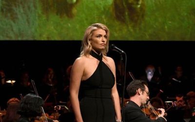 Proud of my girl – singing with a 60 piece orchestra at the live performance of the TV Series – ‘Serengeti’ ! www.lolalennox.com