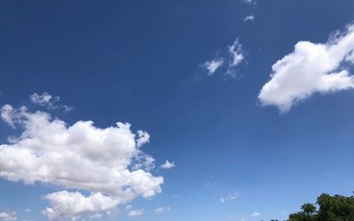 Cloud watching… White clouds against the blue.. I could watch them all day.. if I didn’t have other things to do..